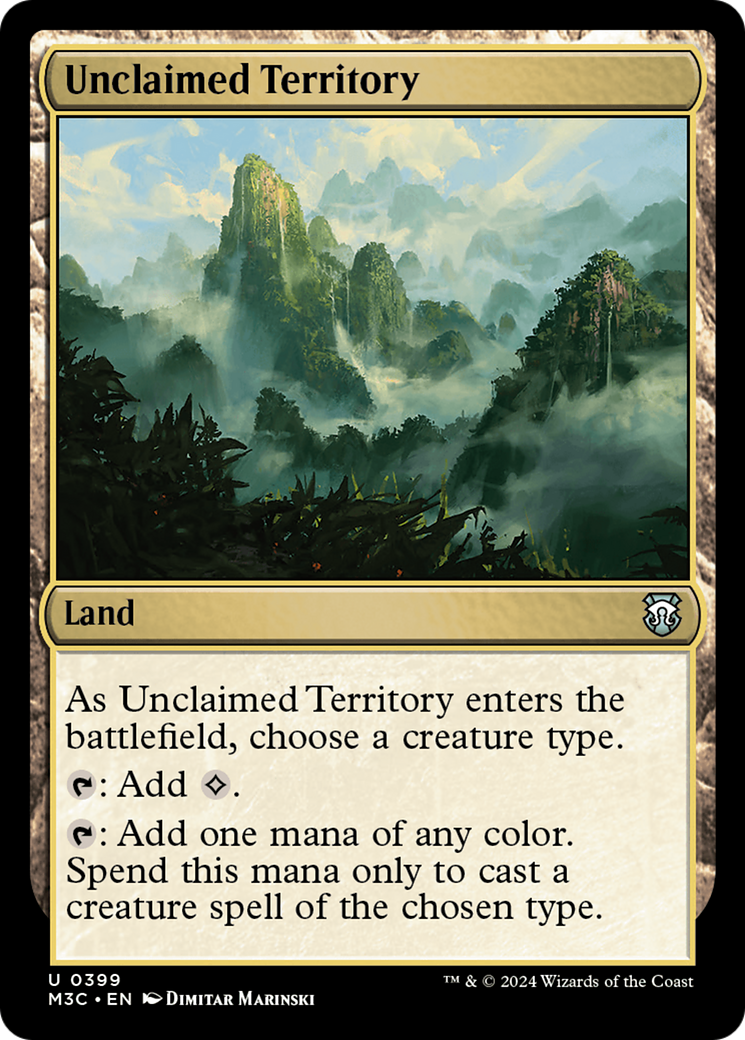 Unclaimed Territory (Ripple Foil) [Modern Horizons 3 Commander] | Sanctuary Gaming