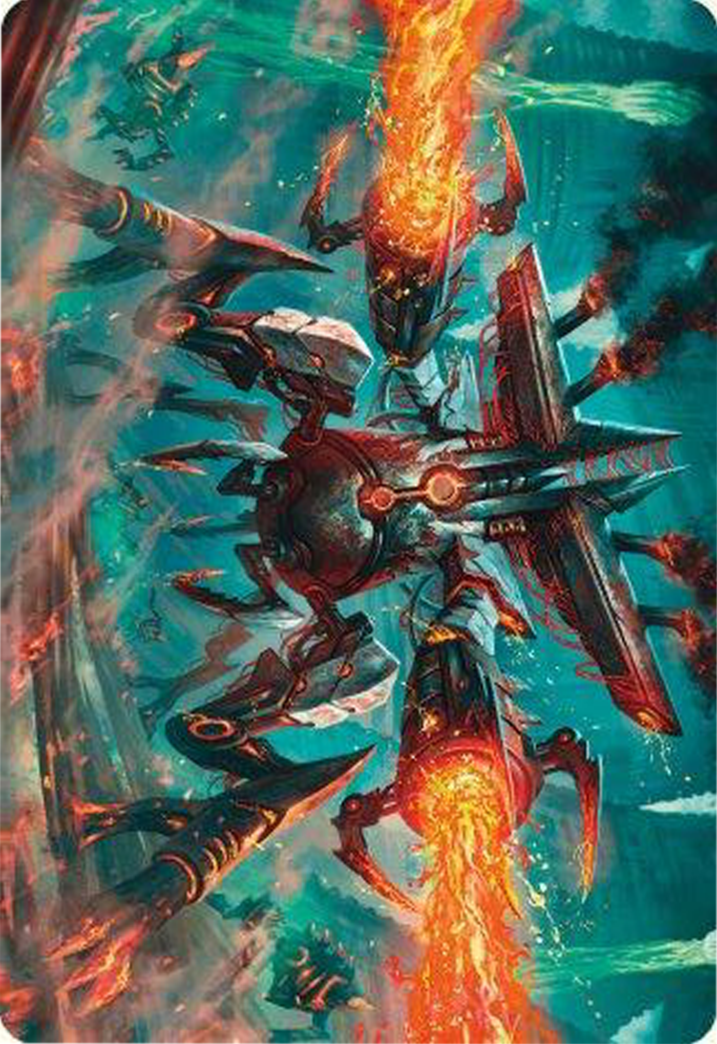 Exterminator Magmarch Art Card [Modern Horizons 3 Art Series] | Sanctuary Gaming