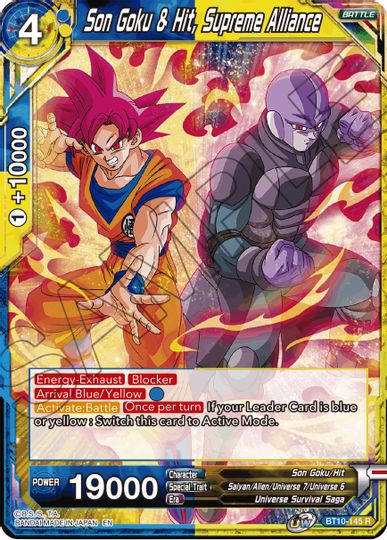 Son Goku & Hit, Supreme Alliance (Event Pack 08) (BT10-145) [Tournament Promotion Cards] | Sanctuary Gaming