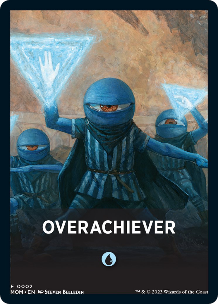 Overachiever Theme Card [March of the Machine Tokens] | Sanctuary Gaming