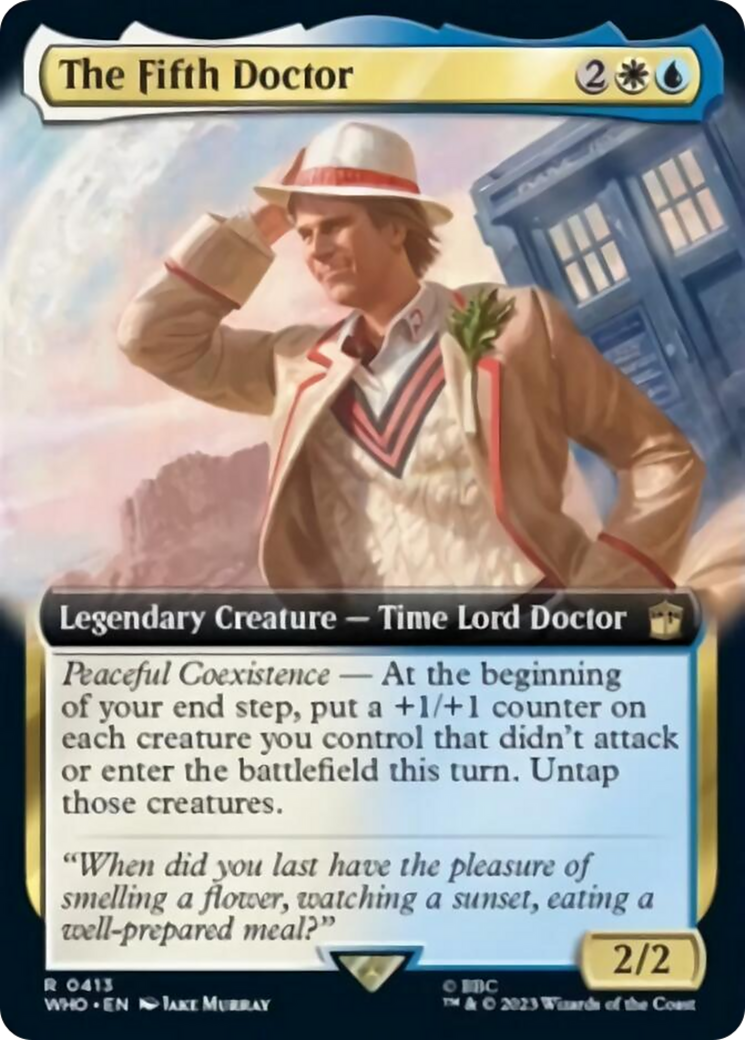 The Fifth Doctor (Extended Art) [Doctor Who] | Sanctuary Gaming