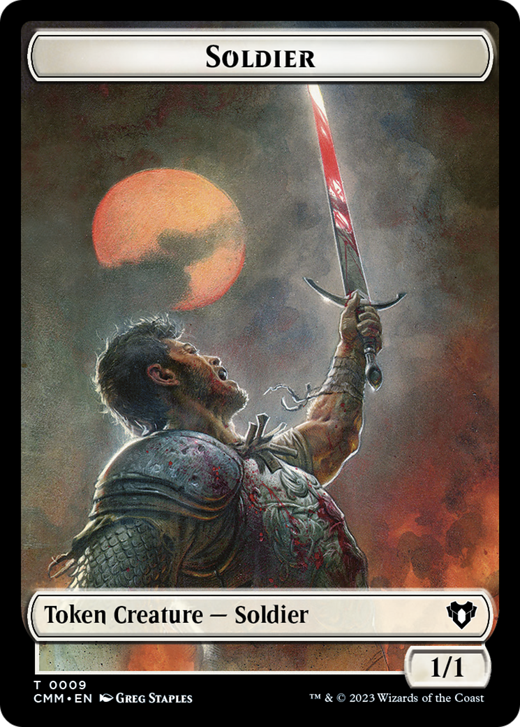 Soldier // Ogre Double-Sided Token [Commander Masters Tokens] | Sanctuary Gaming