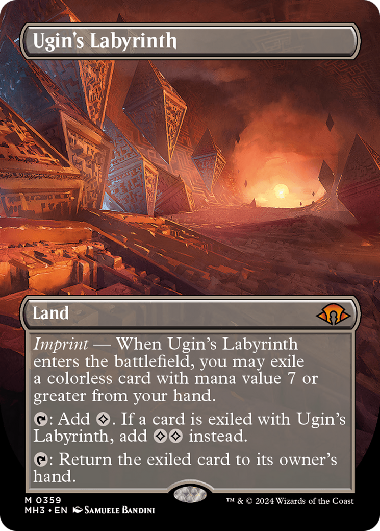 Ugin's Labyrinth (Borderless) [Modern Horizons 3] | Sanctuary Gaming