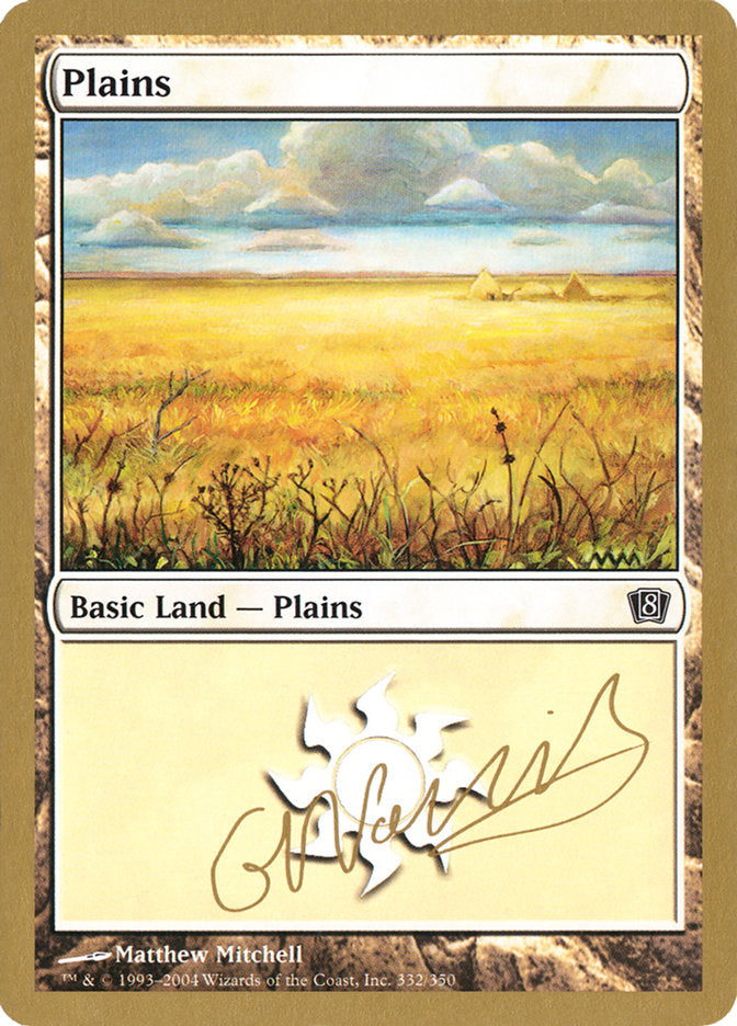 Plains (gn332) (Gabriel Nassif) [World Championship Decks 2004] | Sanctuary Gaming