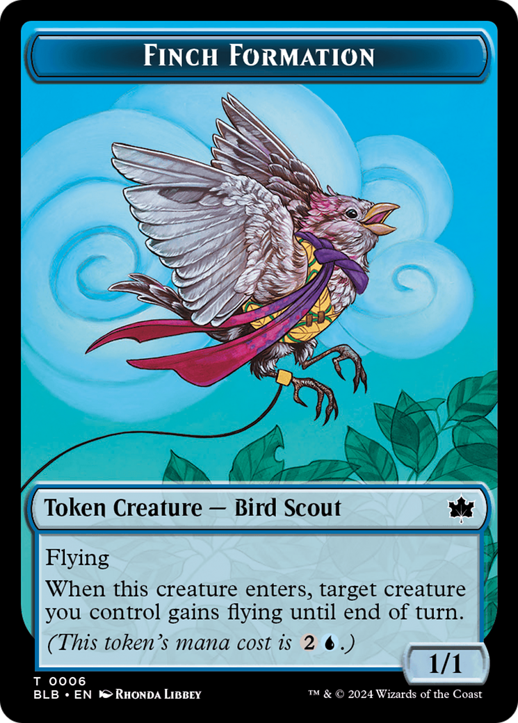 Finch Formation Token [Bloomburrow Tokens] | Sanctuary Gaming