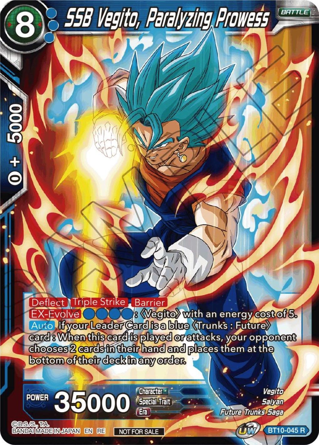 SSB Vegito, Paralyzing Prowess (Championship Selection Pack 2023 Vol.1) (BT10-045) [Tournament Promotion Cards] | Sanctuary Gaming