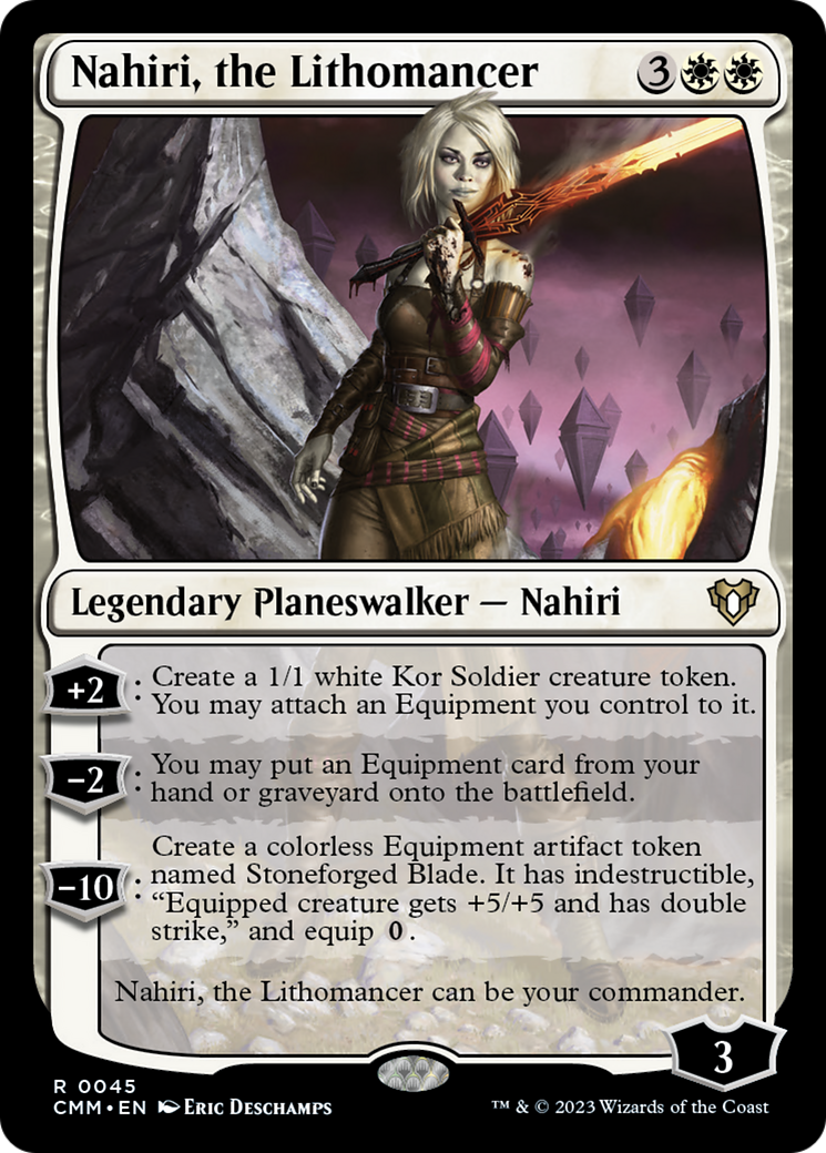 Nahiri, the Lithomancer [Commander Masters] | Sanctuary Gaming