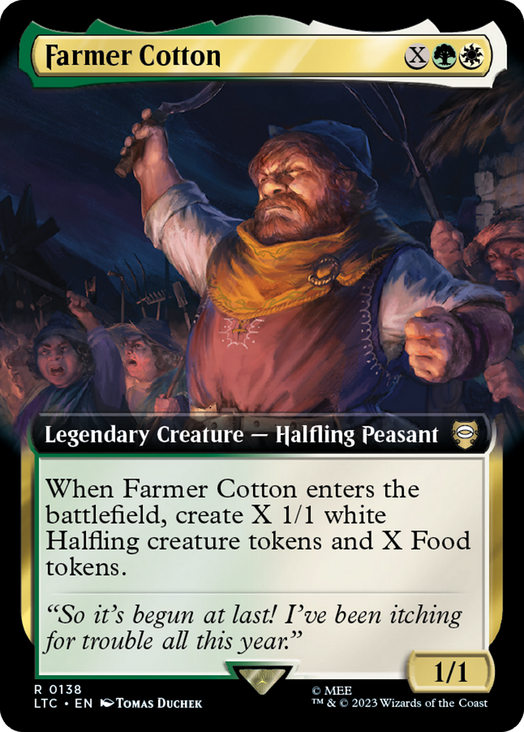 Farmer Cotton (Extended Art) [The Lord of the Rings: Tales of Middle-Earth Commander] | Sanctuary Gaming