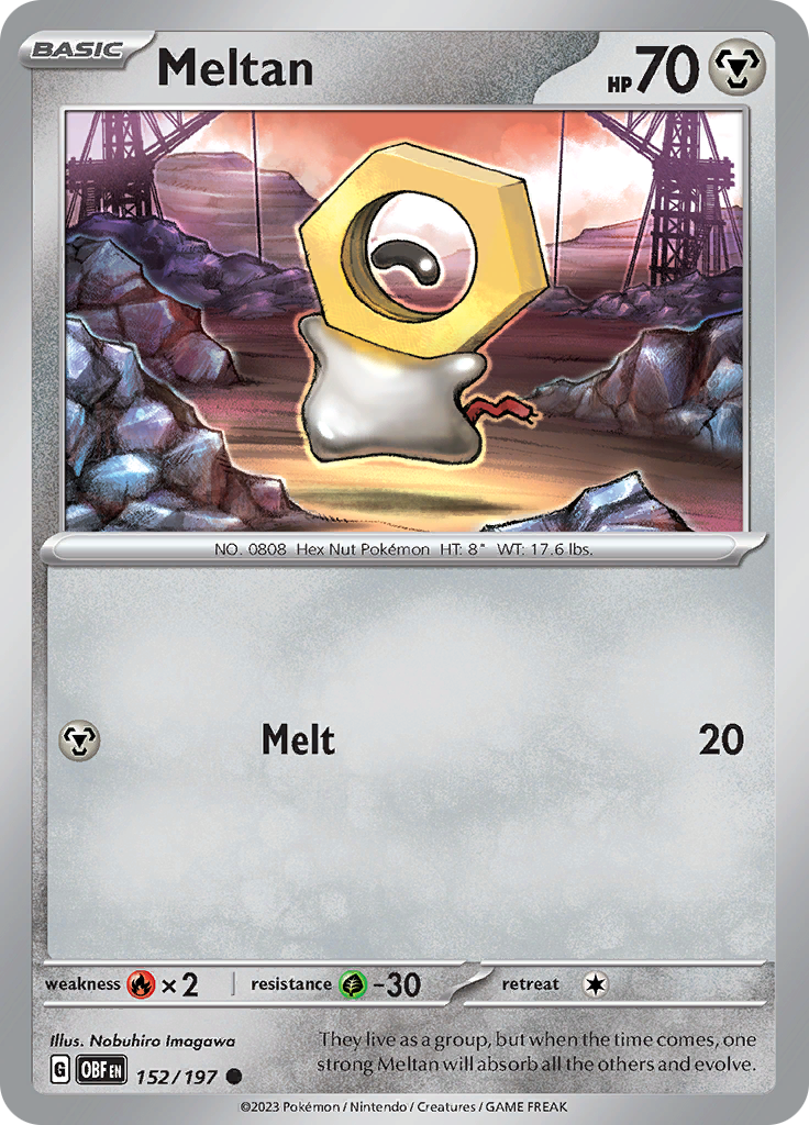 Meltan (152/197) [Scarlet & Violet: Obsidian Flames] | Sanctuary Gaming