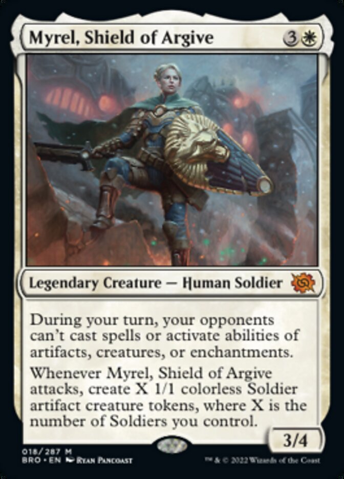 Myrel, Shield of Argive (Promo Pack) [The Brothers' War Promos] | Sanctuary Gaming