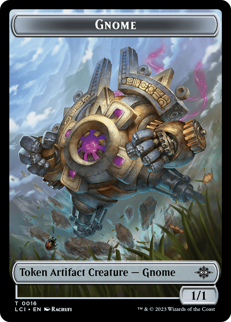 Gnome Token [The Lost Caverns of Ixalan Tokens] | Sanctuary Gaming