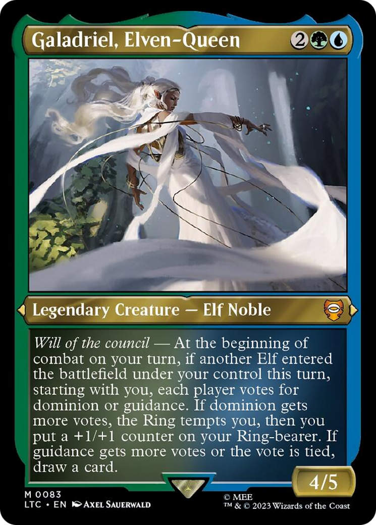 Galadriel, Elven-Queen (Display Commander) [The Lord of the Rings: Tales of Middle-Earth Commander] | Sanctuary Gaming