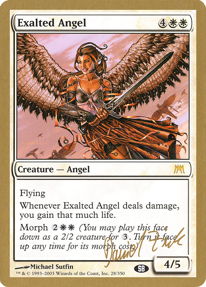Exalted Angel (Daniel Zink) (SB) [World Championship Decks 2003] | Sanctuary Gaming
