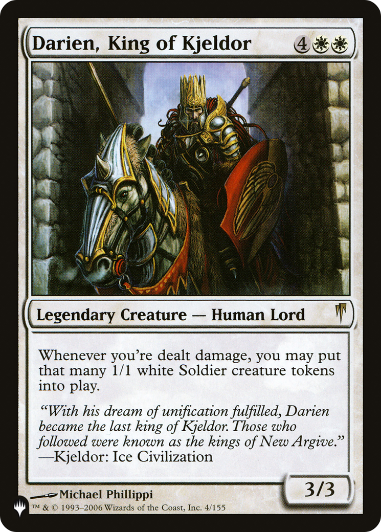 Darien, King of Kjeldor [The List] | Sanctuary Gaming