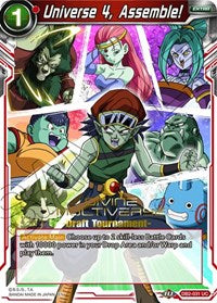 Universe 4, Assemble! (Divine Multiverse Draft Tournament) (DB2-031) [Tournament Promotion Cards] | Sanctuary Gaming