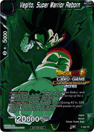 Vegito, Super Warrior Reborn (P-065) [Tournament Promotion Cards] | Sanctuary Gaming