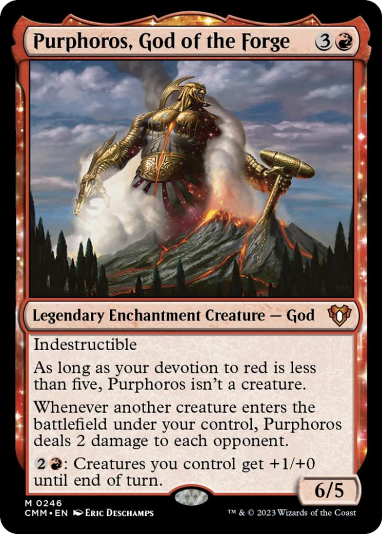 Purphoros, God of the Forge [Commander Masters] | Sanctuary Gaming