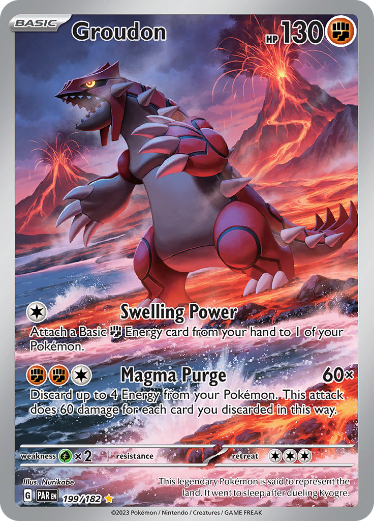 Groudon (199/182) [Scarlet & Violet: Paradox Rift] | Sanctuary Gaming