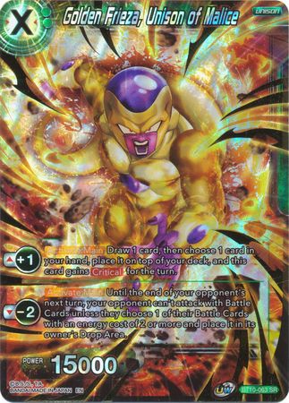 Golden Frieza, Unison of Malice (BT10-063) [Rise of the Unison Warrior 2nd Edition] | Sanctuary Gaming