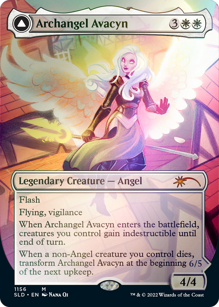 Archangel Avacyn // Avacyn, the Purifier (Borderless) [Secret Lair: From Cute to Brute] | Sanctuary Gaming