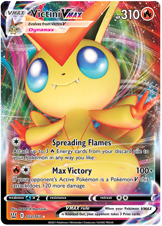 Victini VMAX (022/163) [Sword & Shield: Battle Styles] | Sanctuary Gaming