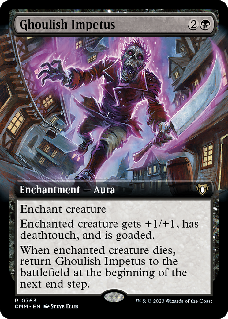 Ghoulish Impetus (Extended Art) [Commander Masters] | Sanctuary Gaming