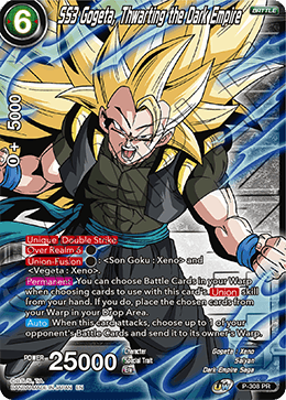 SS3 Gogeta, Thwarting the Dark Empire (Winner Stamp) (P-308_PR) [Tournament Promotion Cards] | Sanctuary Gaming