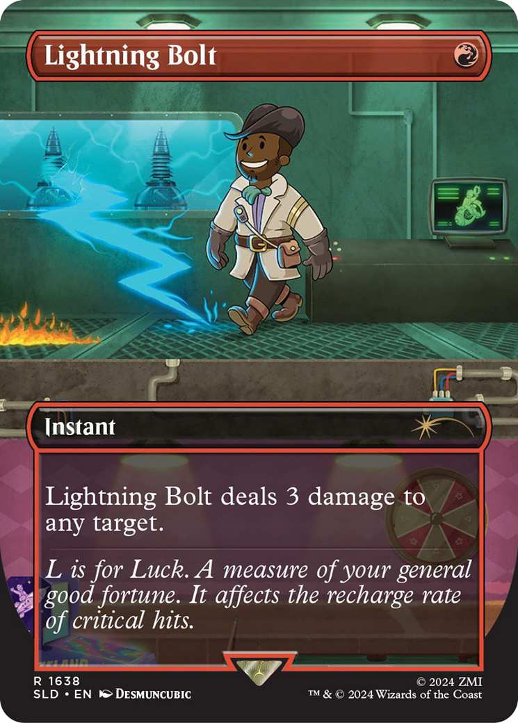 Lightning Bolt (1638) (Rainbow Foil) [Secret Lair Drop Series] | Sanctuary Gaming