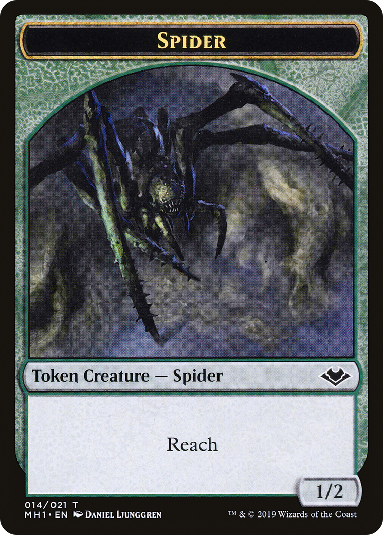 Shapeshifter // Spider Double-Sided Token [Modern Horizons Tokens] | Sanctuary Gaming