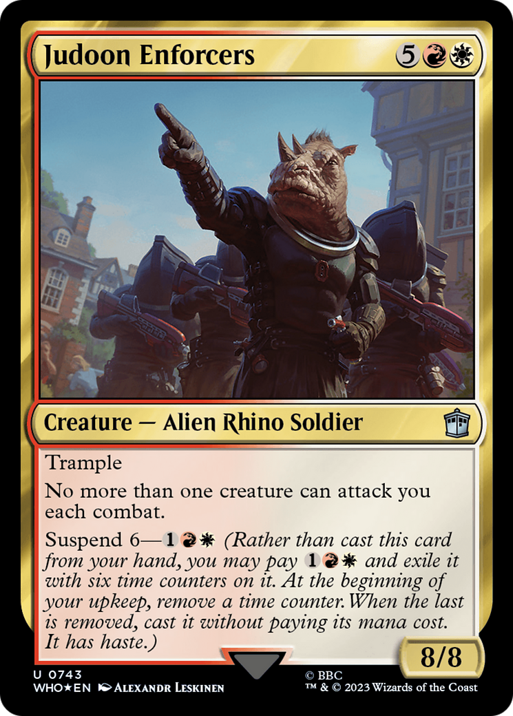 Judoon Enforcers (Surge Foil) [Doctor Who] | Sanctuary Gaming