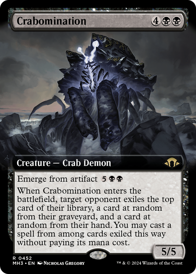 Crabomination (Extended Art) [Modern Horizons 3] | Sanctuary Gaming