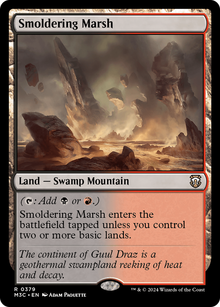 Smoldering Marsh [Modern Horizons 3 Commander] | Sanctuary Gaming