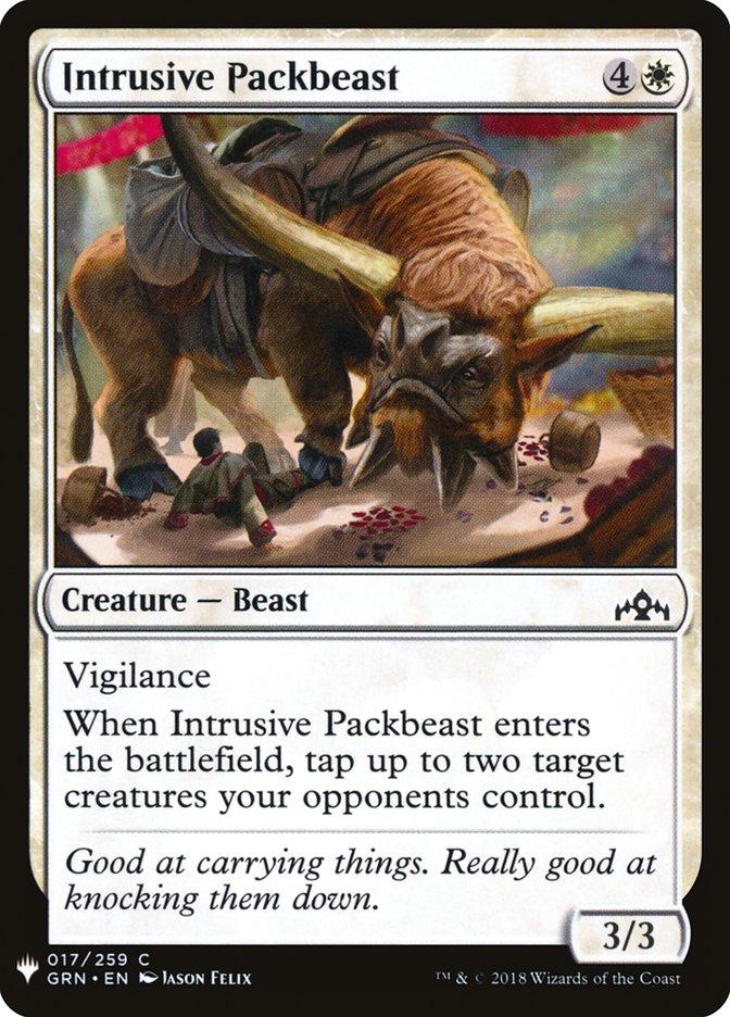 Intrusive Packbeast [Mystery Booster] | Sanctuary Gaming
