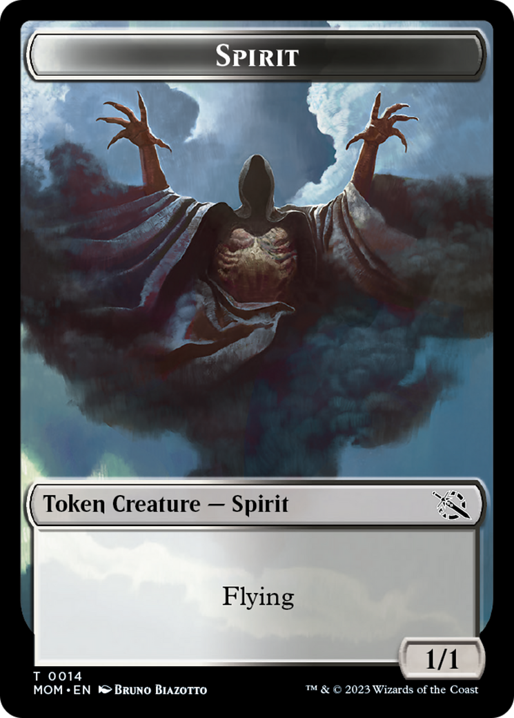 Spirit Token [March of the Machine Tokens] | Sanctuary Gaming