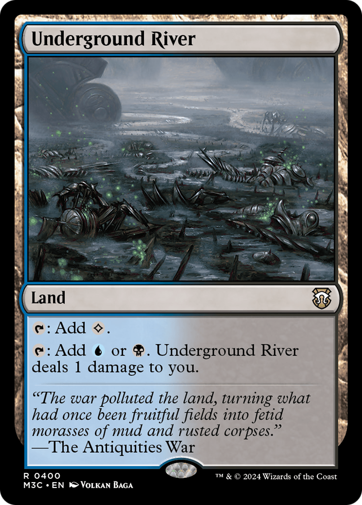 Underground River (Ripple Foil) [Modern Horizons 3 Commander] | Sanctuary Gaming