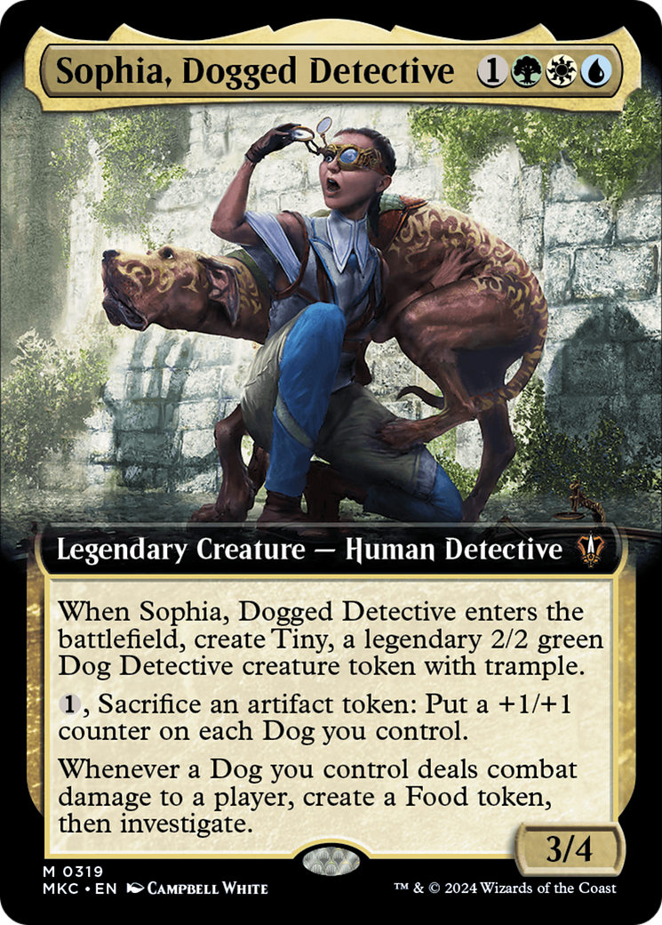 Sophia, Dogged Detective (Extended Art) [Murders at Karlov Manor Commander] | Sanctuary Gaming