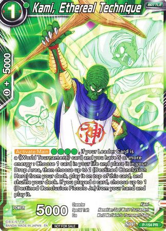 Kami, Ethereal Technique (Power Booster: World Martial Arts Tournament) (P-154) [Promotion Cards] | Sanctuary Gaming