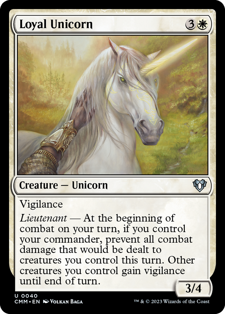 Loyal Unicorn [Commander Masters] | Sanctuary Gaming