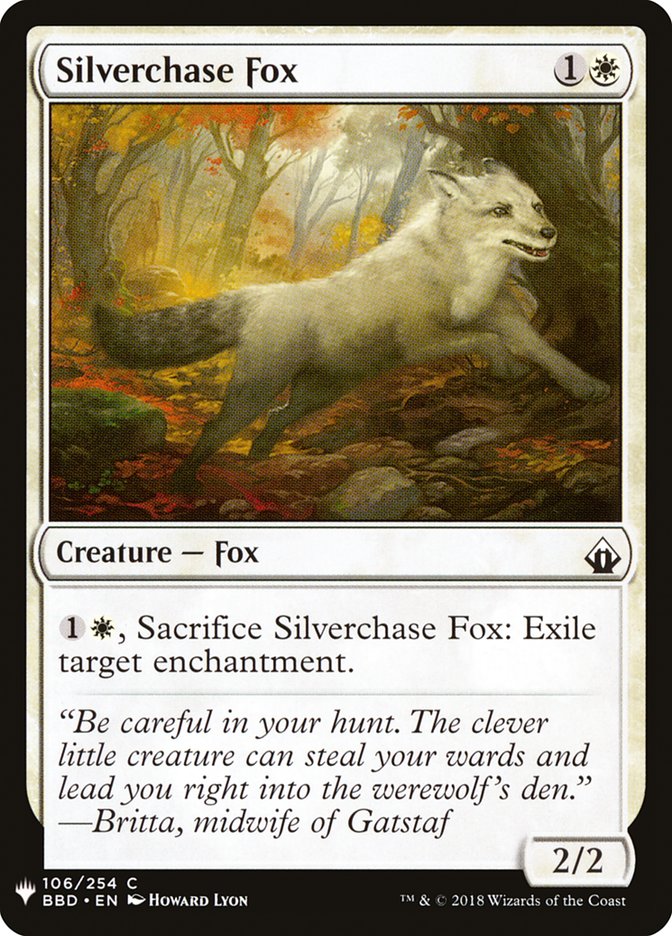 Silverchase Fox [Mystery Booster] | Sanctuary Gaming