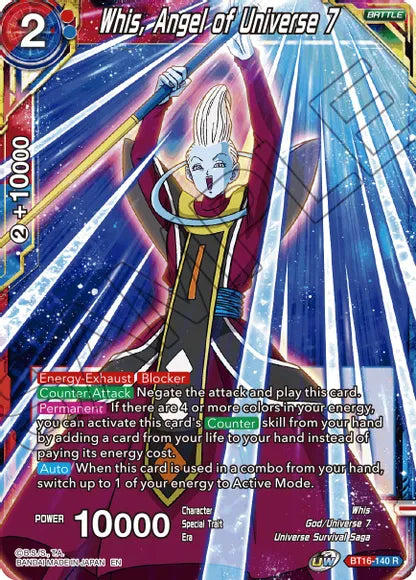 Whis, Angel of Universe 7 (BT16-140) [Realm of the Gods] | Sanctuary Gaming