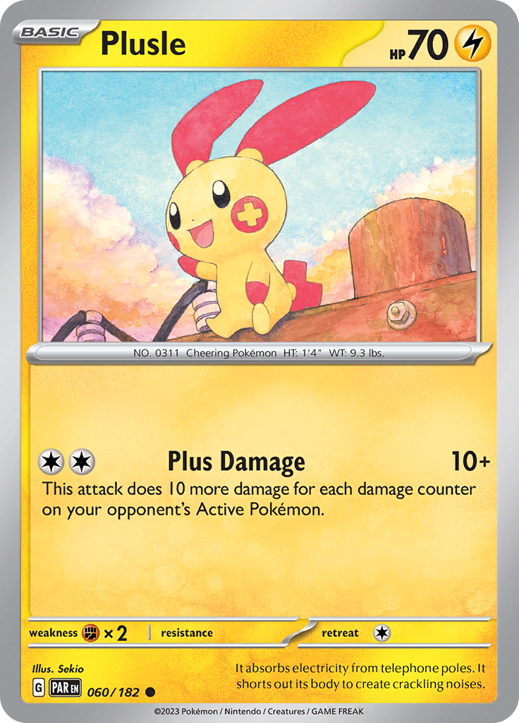 Plusle (060/182) [Scarlet & Violet: Paradox Rift] | Sanctuary Gaming