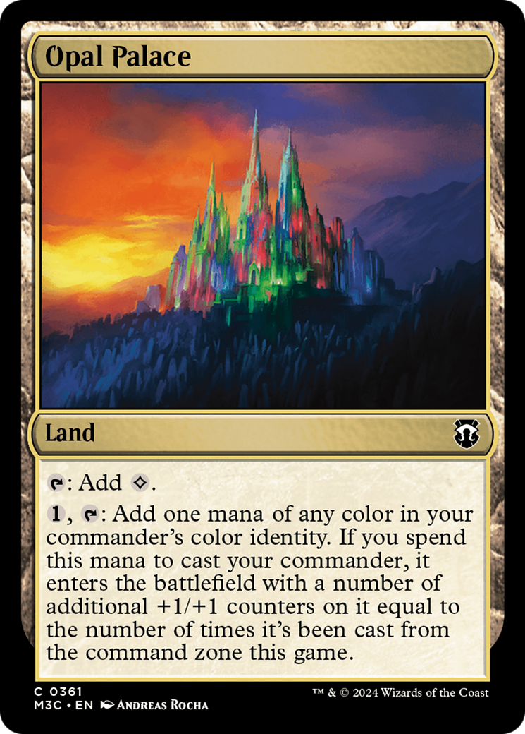 Opal Palace (Ripple Foil) [Modern Horizons 3 Commander] | Sanctuary Gaming