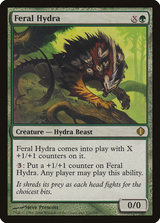 Feral Hydra (Oversized) [Oversize Cards] | Sanctuary Gaming