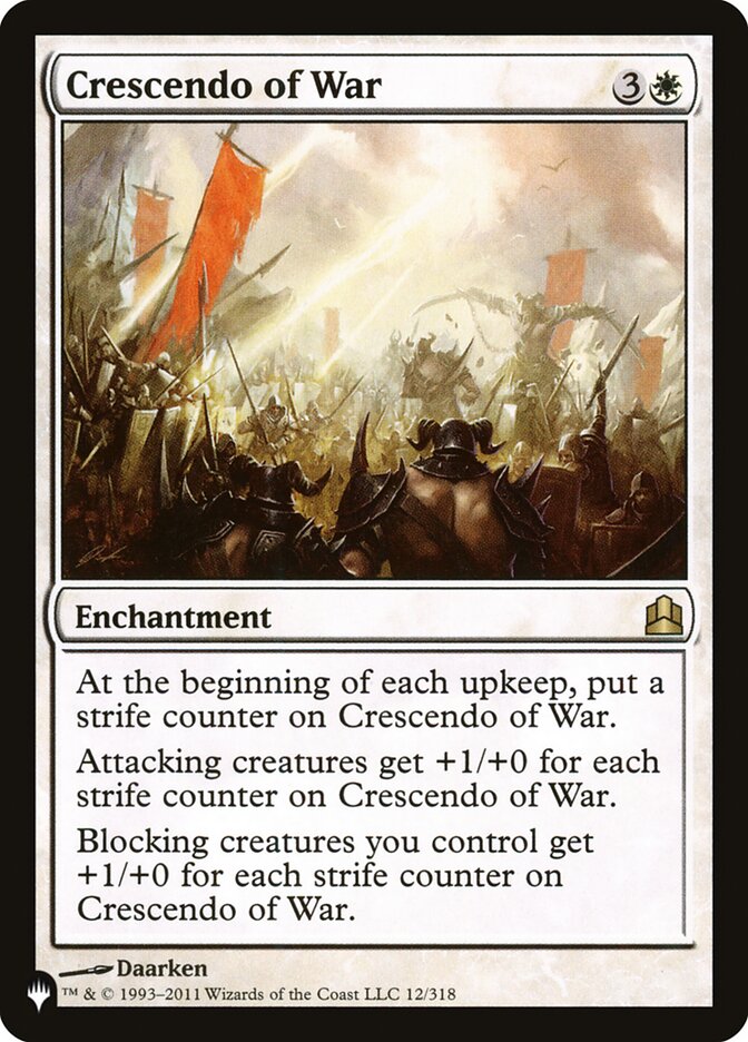 Crescendo of War [The List] | Sanctuary Gaming
