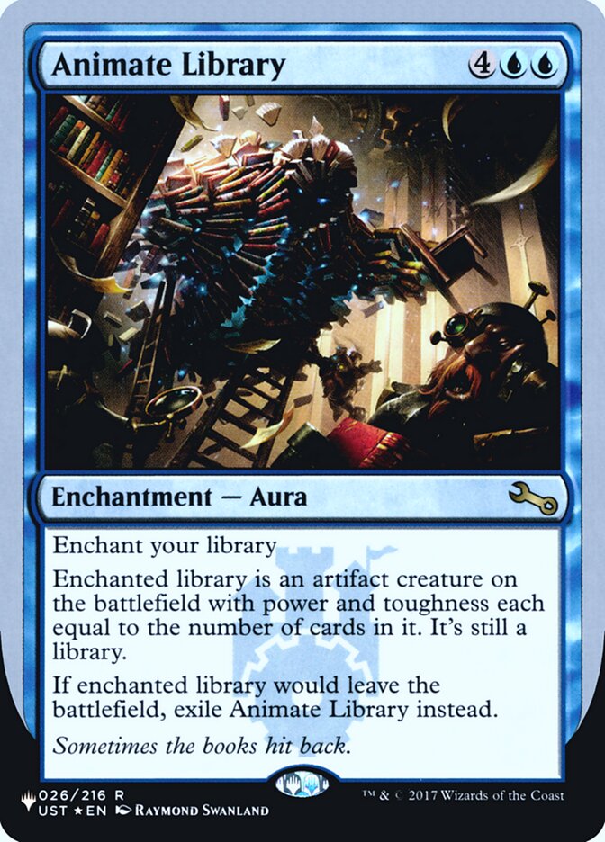 Animate Library (Unfinity Foil Edition) [The List] | Sanctuary Gaming
