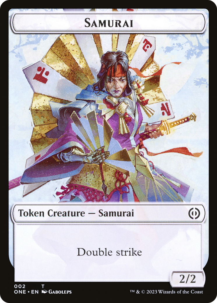 Samurai Token [Phyrexia: All Will Be One Tokens] | Sanctuary Gaming