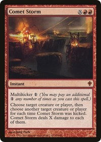 Comet Storm (Oversized) [Oversize Cards] | Sanctuary Gaming
