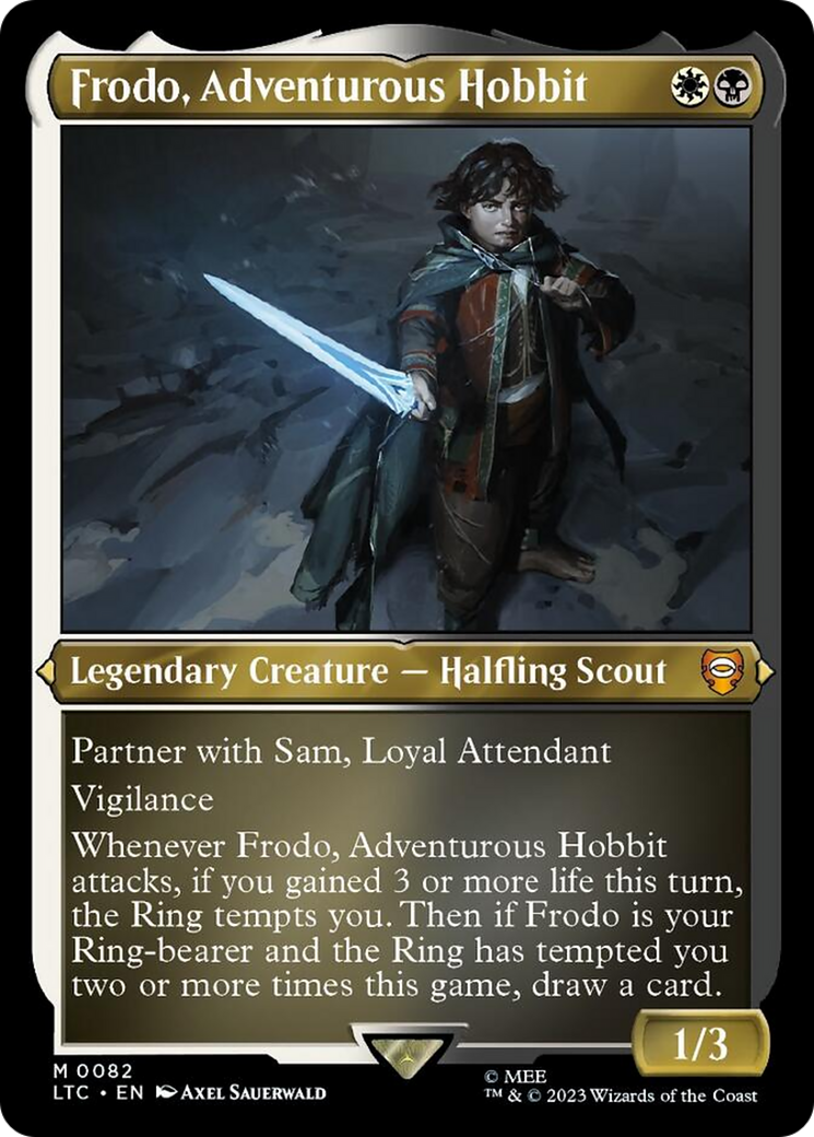 Frodo, Adventurous Hobbit (Display Commander) [The Lord of the Rings: Tales of Middle-Earth Commander] | Sanctuary Gaming
