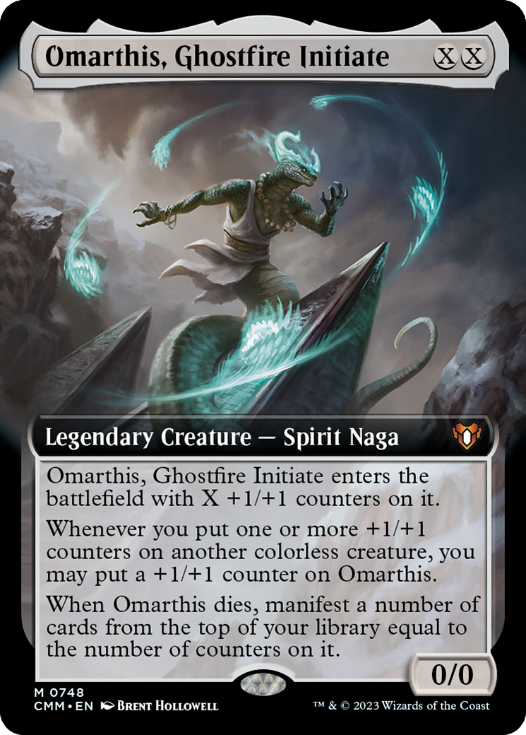 Omarthis, Ghostfire Initiate (Extended Art) [Commander Masters] | Sanctuary Gaming