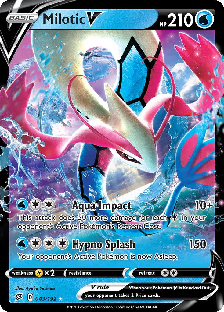 Milotic V (043/192) [Sword & Shield: Rebel Clash] | Sanctuary Gaming